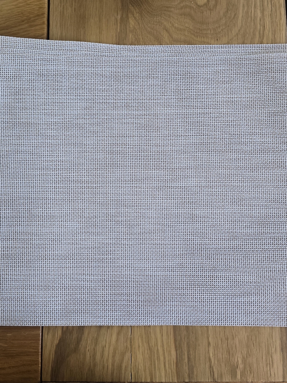 Gray & White Waffle Weave Placemats - Set of 4